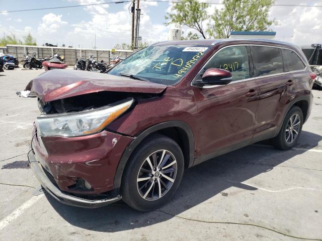 Photo 2 from auction – 2019 TOYOTA HIGHLANDER with VIN 5TDKZRFH8KS308193
