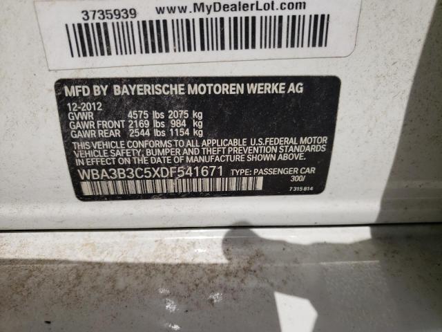 Photo 10 from auction – 2013 BMW 328 XI with VIN WBA3B3C5XDF541671