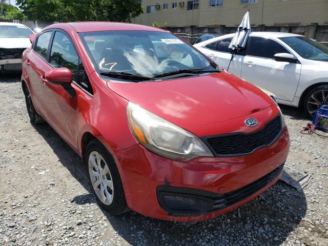 KIA RIO LX 2013 with VIN KNADM4A39D6119610 - Photo from auction