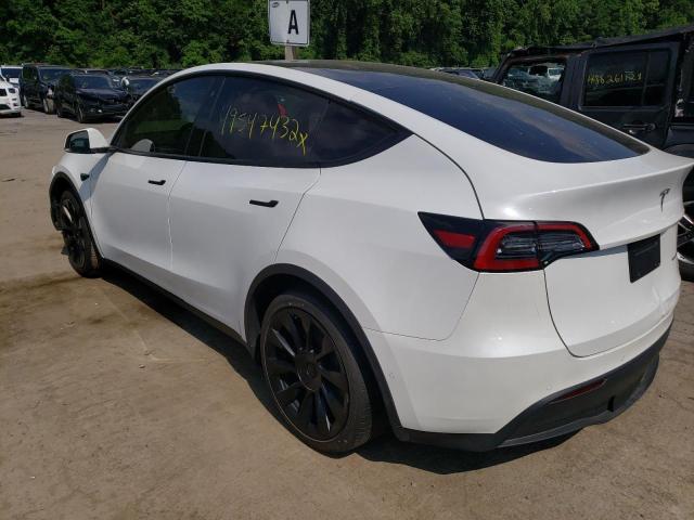 Photo 3 from auction – 2021 TESLA MODEL Y with VIN 5YJYGDEE5MF175779