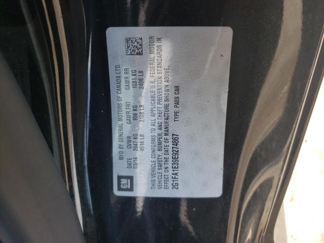 Photo 10 from auction – 2014 CHEVROLET CAMARO LS with VIN 2G1FA1E39E9274867