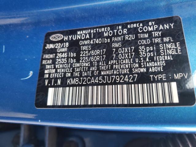 Photo 10 from auction – 2018 HYUNDAI TUCSON SE with VIN KM8J2CA45JU792427