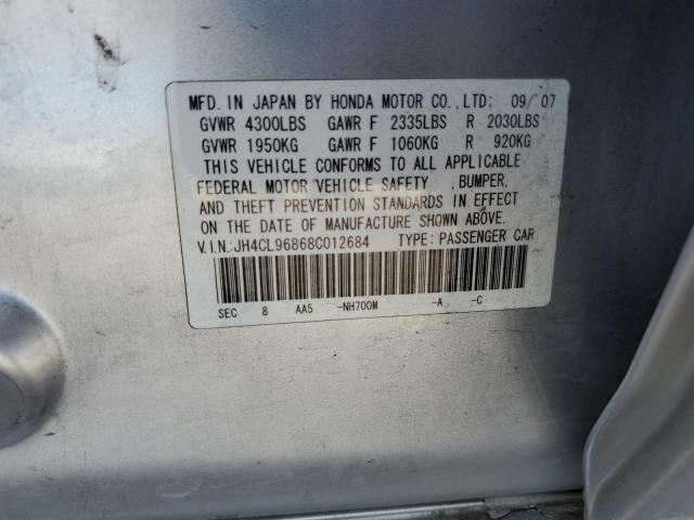 Photo 10 from auction – 2008 ACURA TSX with VIN JH4CL96868C012684