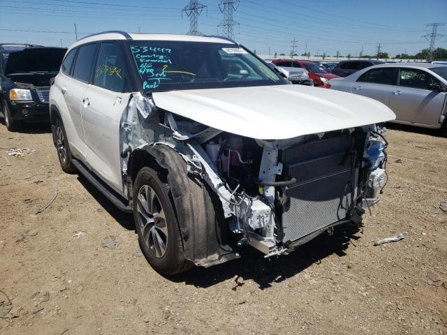TOYOTA HIGHLANDER 2021 with VIN 5TDGBRCH6MS045056 - Photo from auction