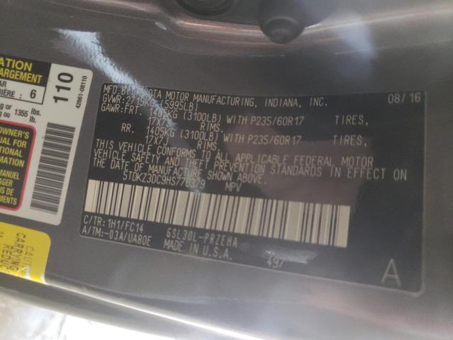 Photo 10 from auction – 2017 TOYOTA SIENNA LE with VIN 5TDKZ3DC9HS776379
