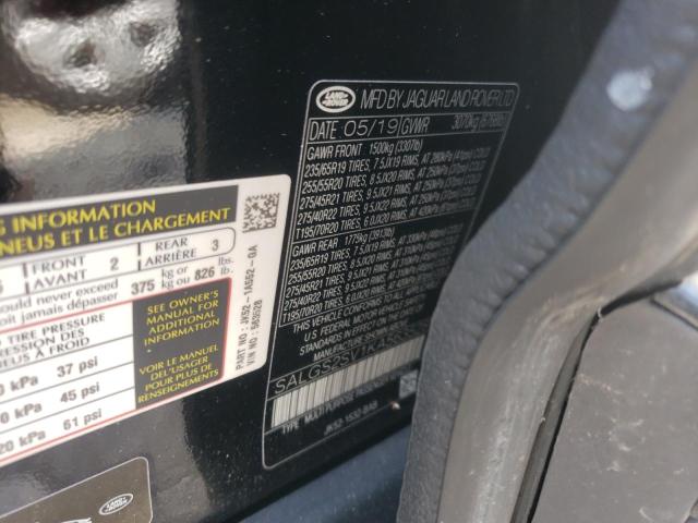 Zdjęcie 10 z aukcji – 2019 LAND ROVER RANGE ROVE z VIN SALGS2SV1KA563528