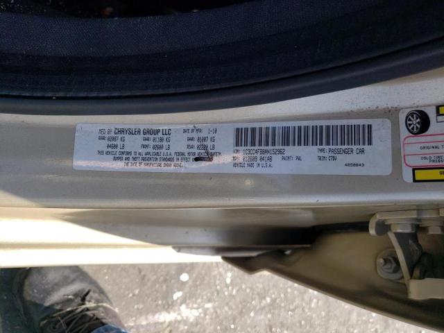 Photo 10 from auction – 2010 CHRYSLER SEBRING TO with VIN 1C3CC4FB8AN152962