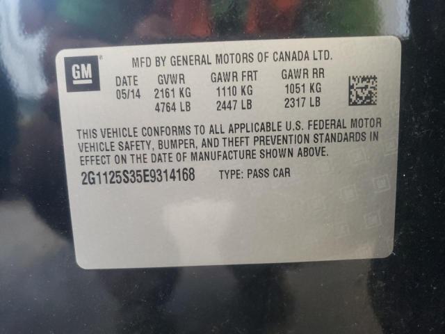 Photo 10 from auction – 2014 CHEVROLET IMPALA LT with VIN 2G1125S35E9314168