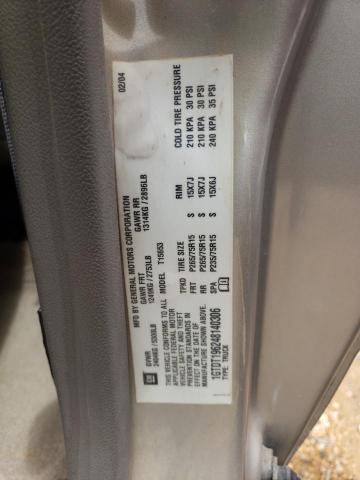 Photo 10 from auction – 2004 GMC CANYON with VIN 1GTDT196248140306
