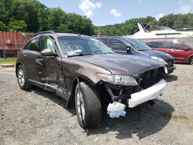 INFINITI FX35 2006 with VIN JNRAS08W46X207787 - Photo from auction