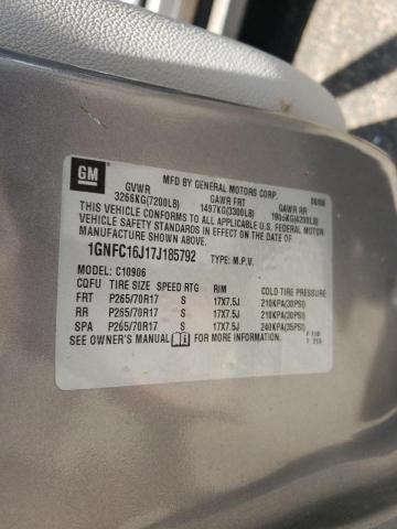 Photo 10 from auction – 2007 CHEVROLET SUBURBAN C with VIN 1GNFC16J17J185792
