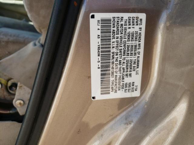 Photo 10 from auction – 2004 HONDA ODYSSEY EX with VIN 5FNRL18614B138621