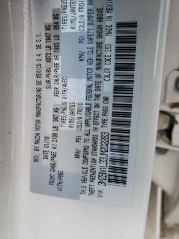 Photo 10 from auction – 2018 MAZDA 3 with VIN 3MZBN1L33JM202283