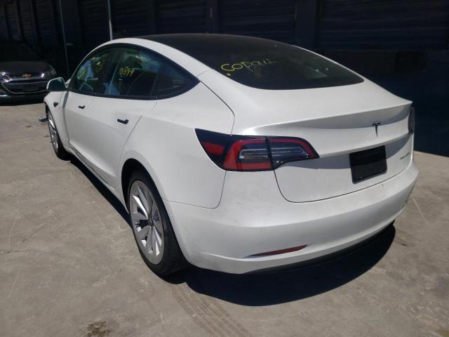 Photo 3 from auction – 2022 TESLA MODEL 3 with VIN 5YJ3E1EB7NF187499