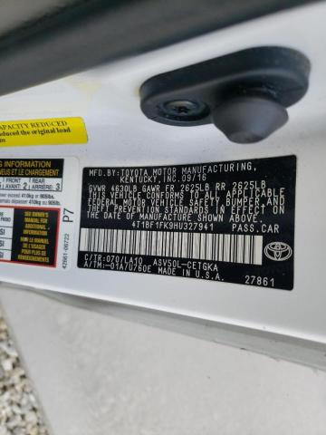 Photo 10 from auction – 2017 TOYOTA CAMRY LE with VIN 4T1BF1FK9HU327941