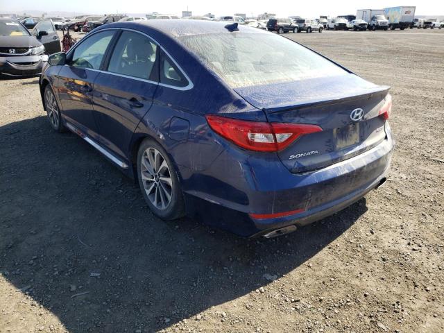 Photo 3 from auction – 2015 HYUNDAI SONATA SPO with VIN 5NPE34AF8FH058988