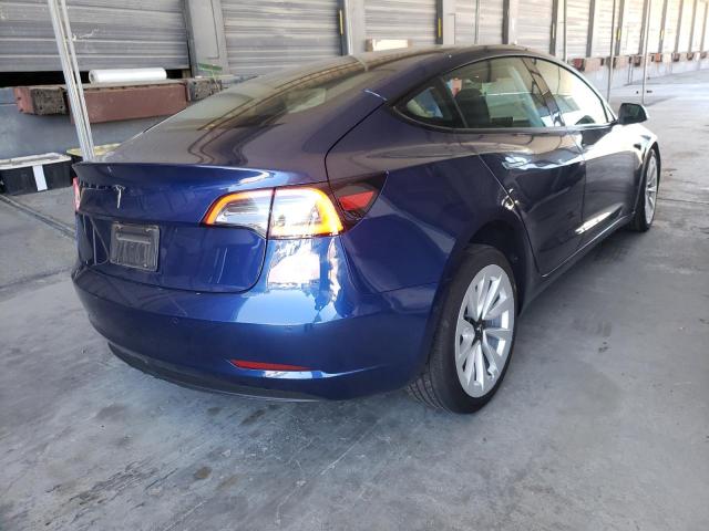 Photo 4 from auction – 2022 TESLA MODEL 3 with VIN 5YJ3E1EA7NF142957