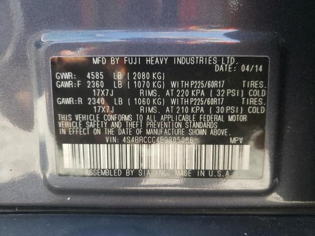 Снимка 10 от търг – 2014 SUBARU OUTBACK 2. с VIN 4S4BRCCC4E3305086