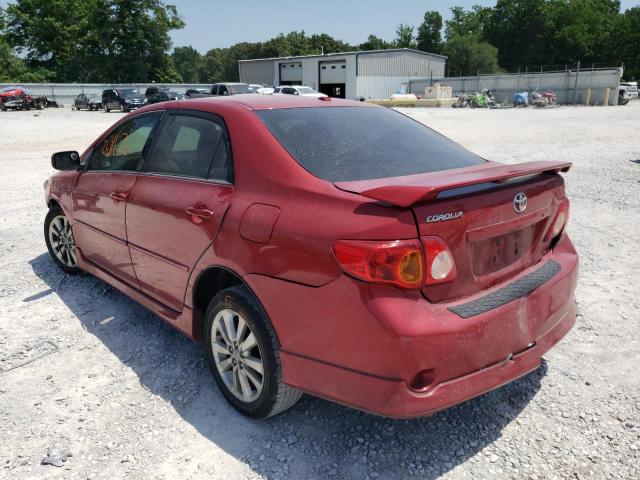 Photo 3 from auction – 2009 TOYOTA COROLLA with VIN 1NXBU40E69Z158103