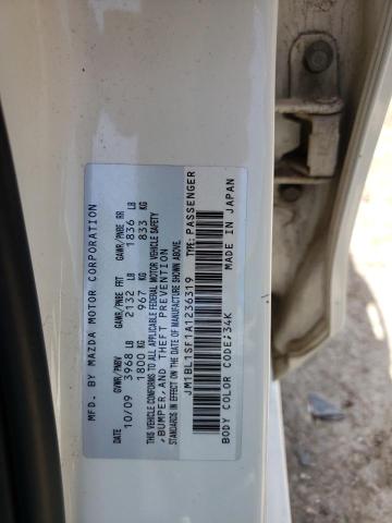 Photo 10 from auction – 2010 MAZDA 3 I with VIN JM1BL1SF1A1236319
