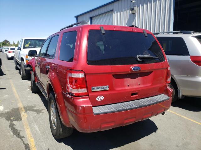 Photo 3 from auction – 2010 FORD ESCAPE XLT with VIN 1FMCU0D7XAKD02647