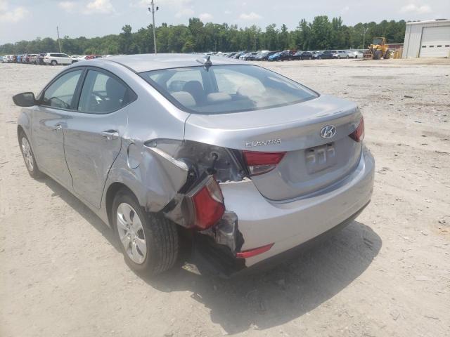 Photo 3 from auction – 2016 HYUNDAI ELANTRA with VIN 5NPDH4AE5GH731032