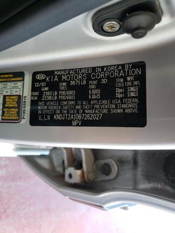 Photo 10 from auction – 2011 KIA SOUL with VIN KNDJT2A10B7262027