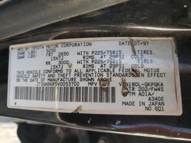 Photo 10 from auction – 1997 TOYOTA 4RUNNER SR with VIN JT3GN86R5V0053700