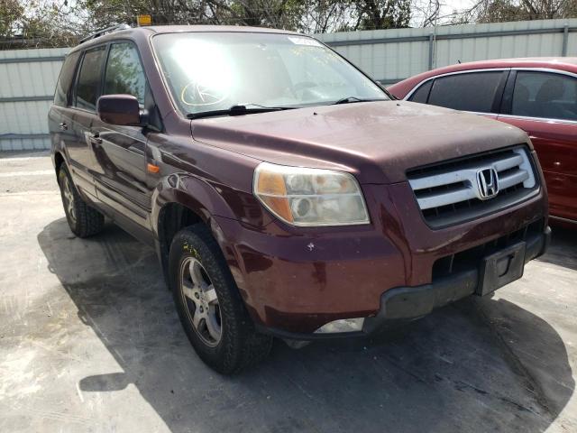HONDA PILOT EXL 2007 with VIN 2HKYF18647H524698 - Photo from auction