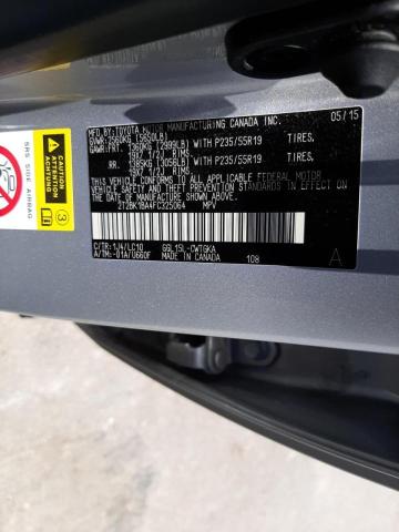 Photo 10 from auction – 2015 LEXUS RX 350 BAS with VIN 2T2BK1BA4FC325064