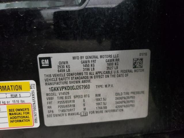 Photo 10 from auction – 2016 GMC ACADIA SLE with VIN 1GKKVPKD0GJ267960