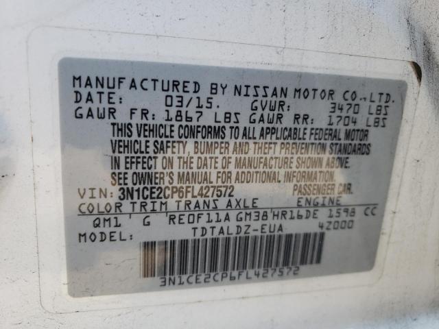 صورة رقم 10 من المزاد - 2015 NISSAN VERSA NOTE مع VIN 3N1CE2CP6FL427572