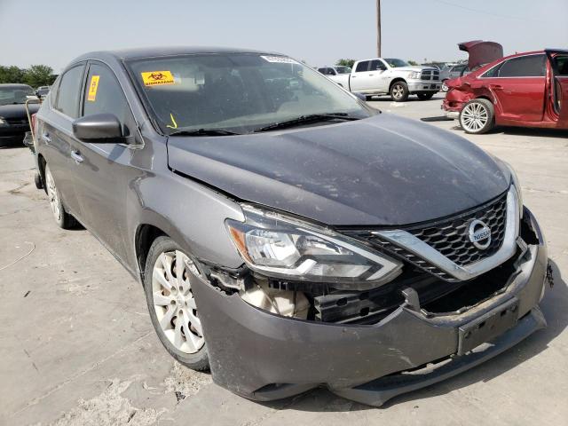 NISSAN SENTRA S 2016 with VIN 3N1AB7AP1GY257528 - Photo from auction
