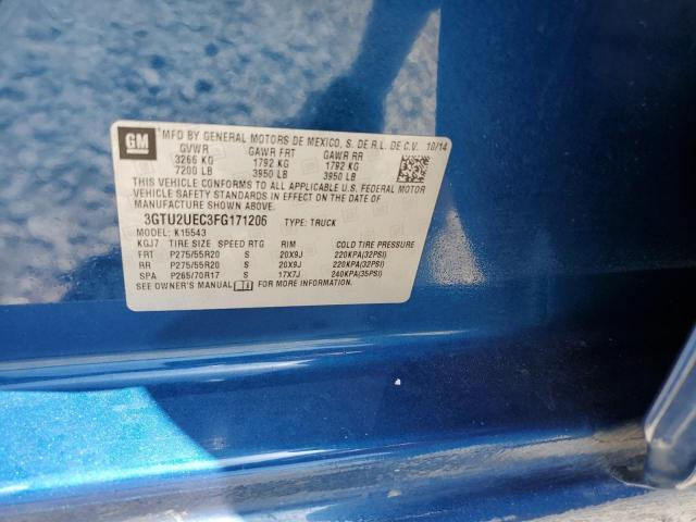 Photo 10 from auction – 2015 GMC SIERRA K15 with VIN 3GTU2UEC3FG171206