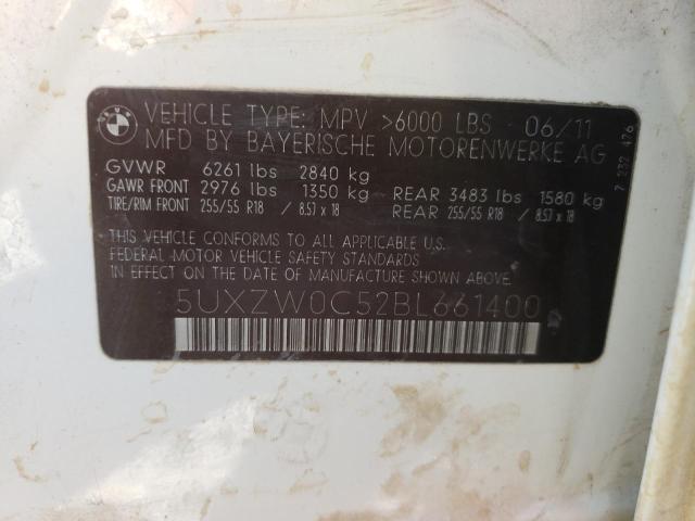 Photo 10 from auction – 2011 BMW X5 XDRIVE3 with VIN 5UXZW0C52BL661400