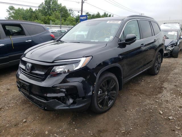 Photo 2 from auction – 2022 HONDA PILOT SE with VIN 5FNYF6H22NB045704