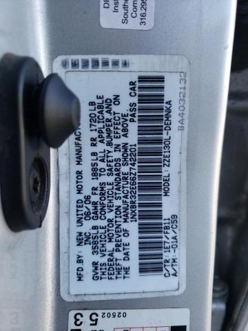 Photo 10 from auction – 2006 TOYOTA COROLLA CE with VIN 1NXBR32E66Z742201