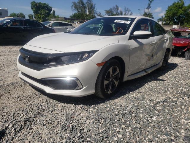 Photo 2 from auction – 2020 HONDA CIVIC LX with VIN 19XFC2F60LE027316