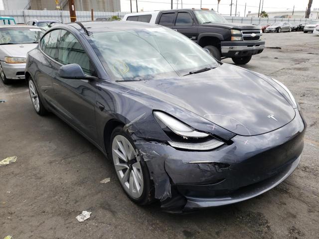 TESLA MODEL 3 2022 with VIN 5YJ3E1EAXNF144556 - Photo from auction