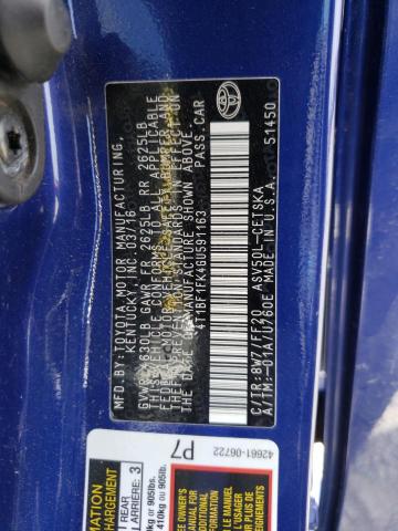 Photo 10 from auction – 2016 TOYOTA CAMRY LE with VIN 4T1BF1FK4GU591163