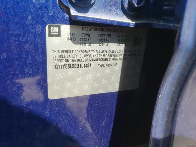 Photo 10 from auction – 2014 CHEVROLET IMPALA LS with VIN 1G11Y5SL5EU101481
