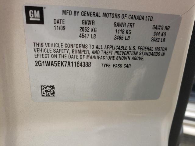 Photo 10 from auction – 2010 CHEVROLET IMPALA LS with VIN 2G1WA5EK7A1164388