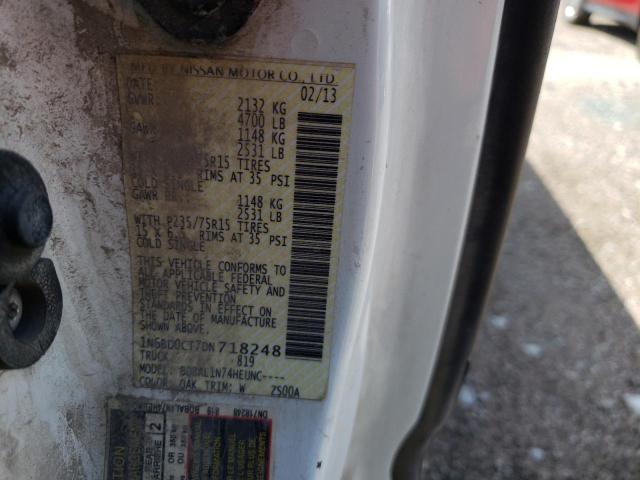 Photo 10 from auction – 2013 NISSAN FRONTIER S with VIN 1N6BD0CT7DN718248