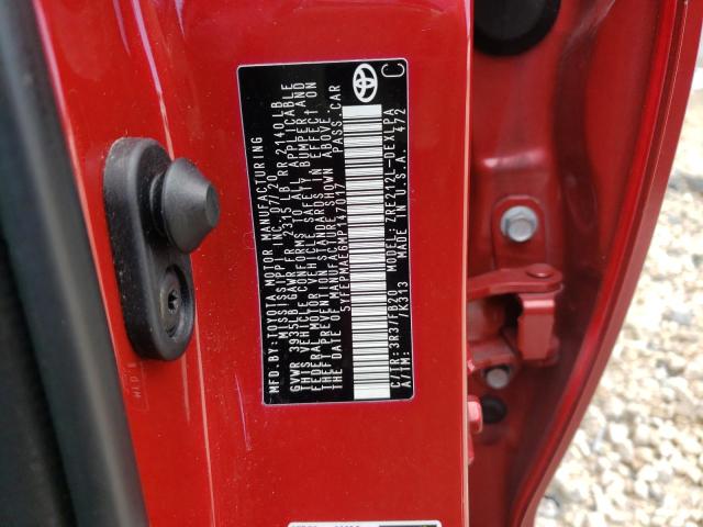 Photo 10 from auction – 2021 TOYOTA COROLLA with VIN 5YFEPMAE6MP147017