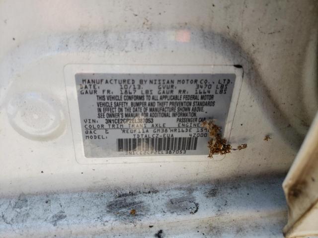 Photo 10 from auction – 2014 NISSAN VERSA NOTE with VIN 3N1CE2CP2EL387053