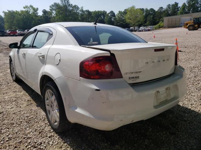 Photo 3 from auction – 2013 DODGE AVENGER SE with VIN 1C3CDZAB4DN619316