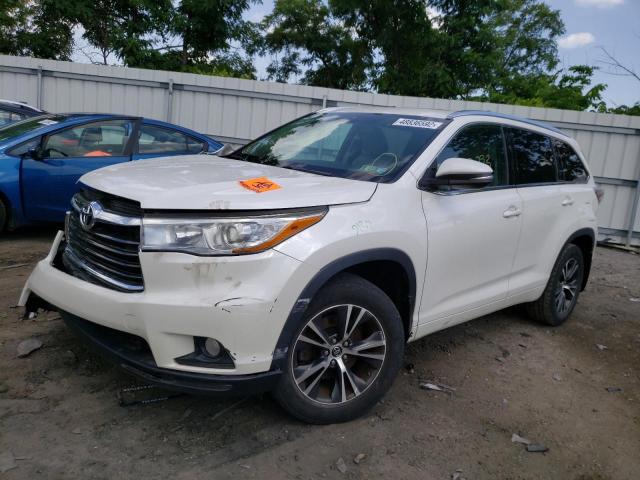 Photo 2 from auction – 2016 TOYOTA HIGHLANDER with VIN 5TDJKRFH8GS233809