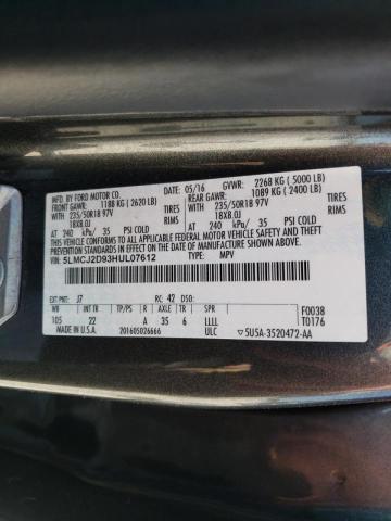 Photo 10 from auction – 2017 LINCOLN MKC SELECT with VIN 5LMCJ2D93HUL07612