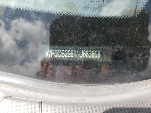Photo 10 from auction – 2001 PORSCHE BOXSTER S with VIN WP0CB29811U663809
