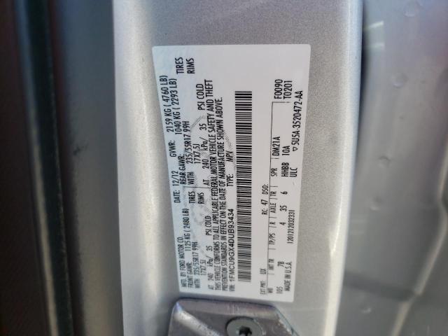 Photo 10 from auction – 2013 FORD ESCAPE SE with VIN 1FMCU9GX4DUB93434